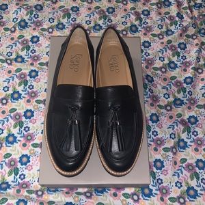 CARNEY BLACK LE FRANK SARTO WOMENS SIZE 9M LOAFERS